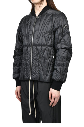 MONCLER + RICK OWENS GEOCAMO FLIGHT JACKET / BLK