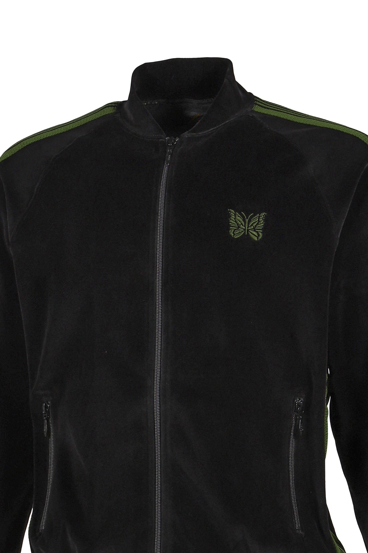 『Rib Collar Track Jacket-C/PE Velour』 jacket_2_1-