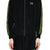 RIB COLLAR TRACK JACKET - C/PE VELOUR / BLK