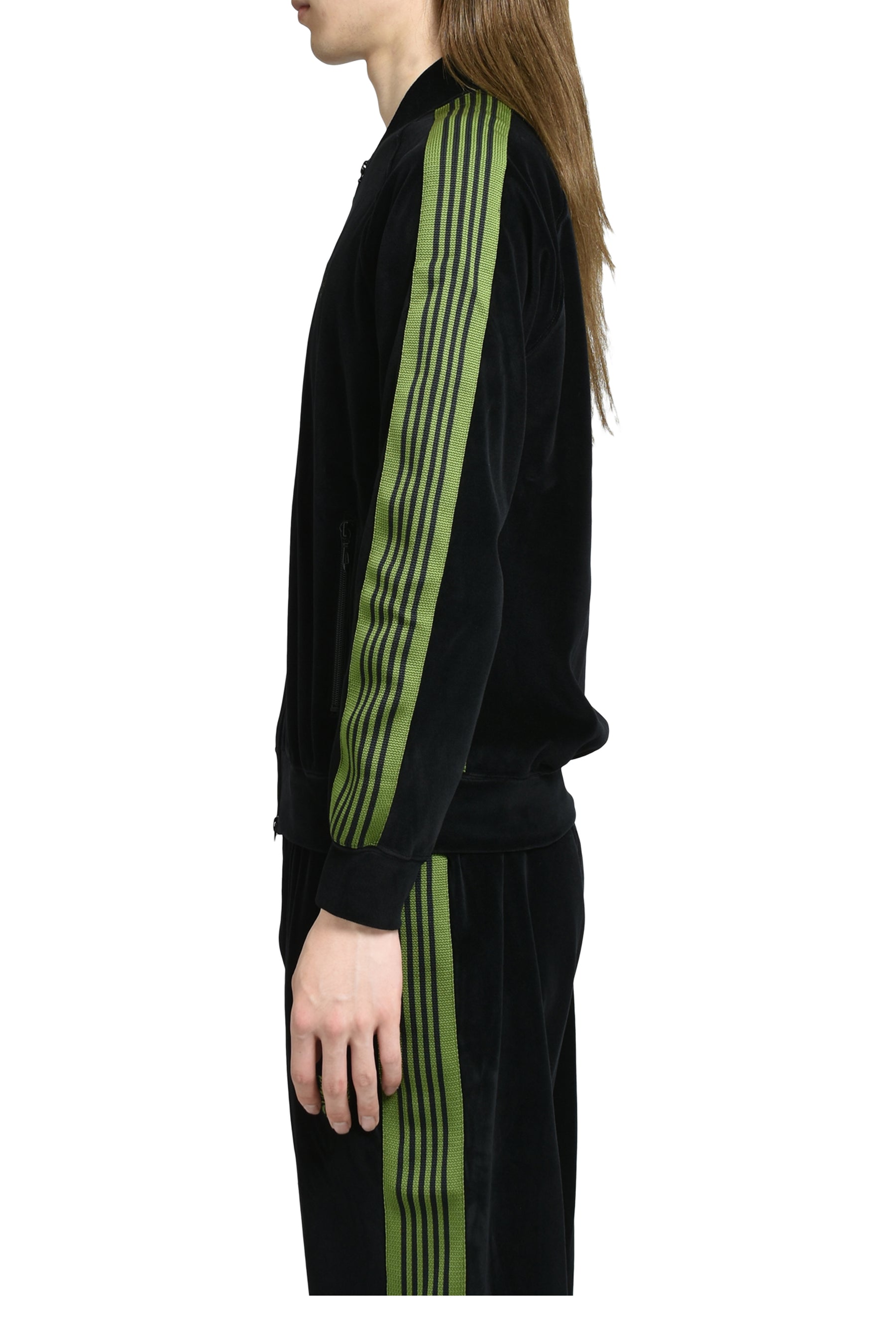 Needles ニードルス FW25 RIB COLLAR TRACK JACKET - C/PE VELOUR