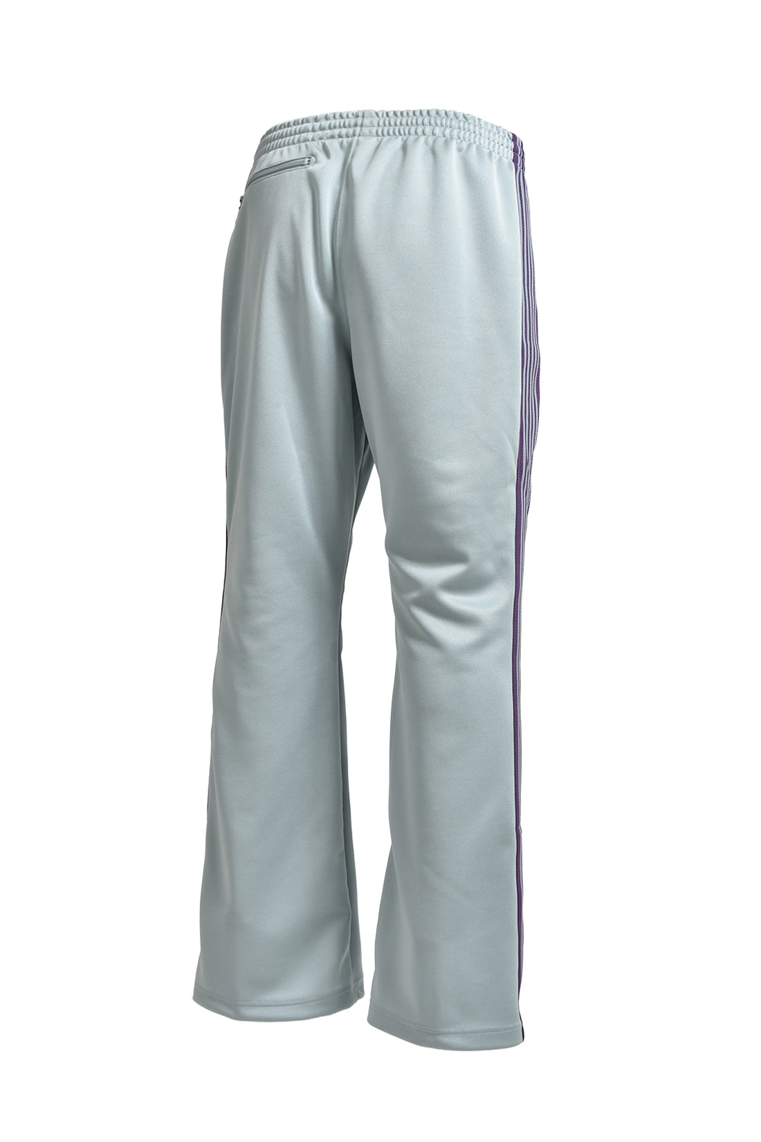 BOOT-CUT TRACK PANT - POLY SMOOTH / B-SAX