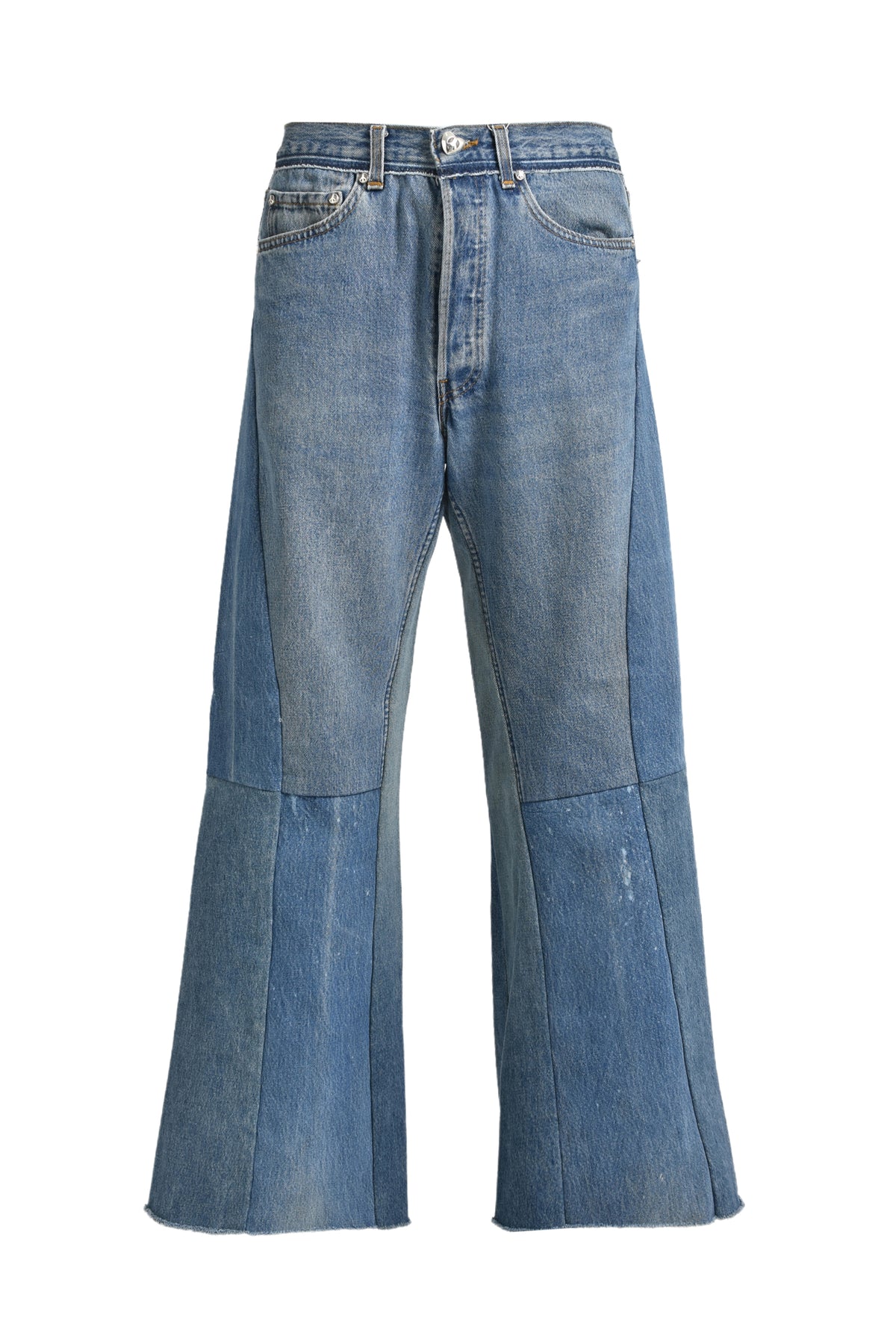 WIDE FLARE DENIM / BLU