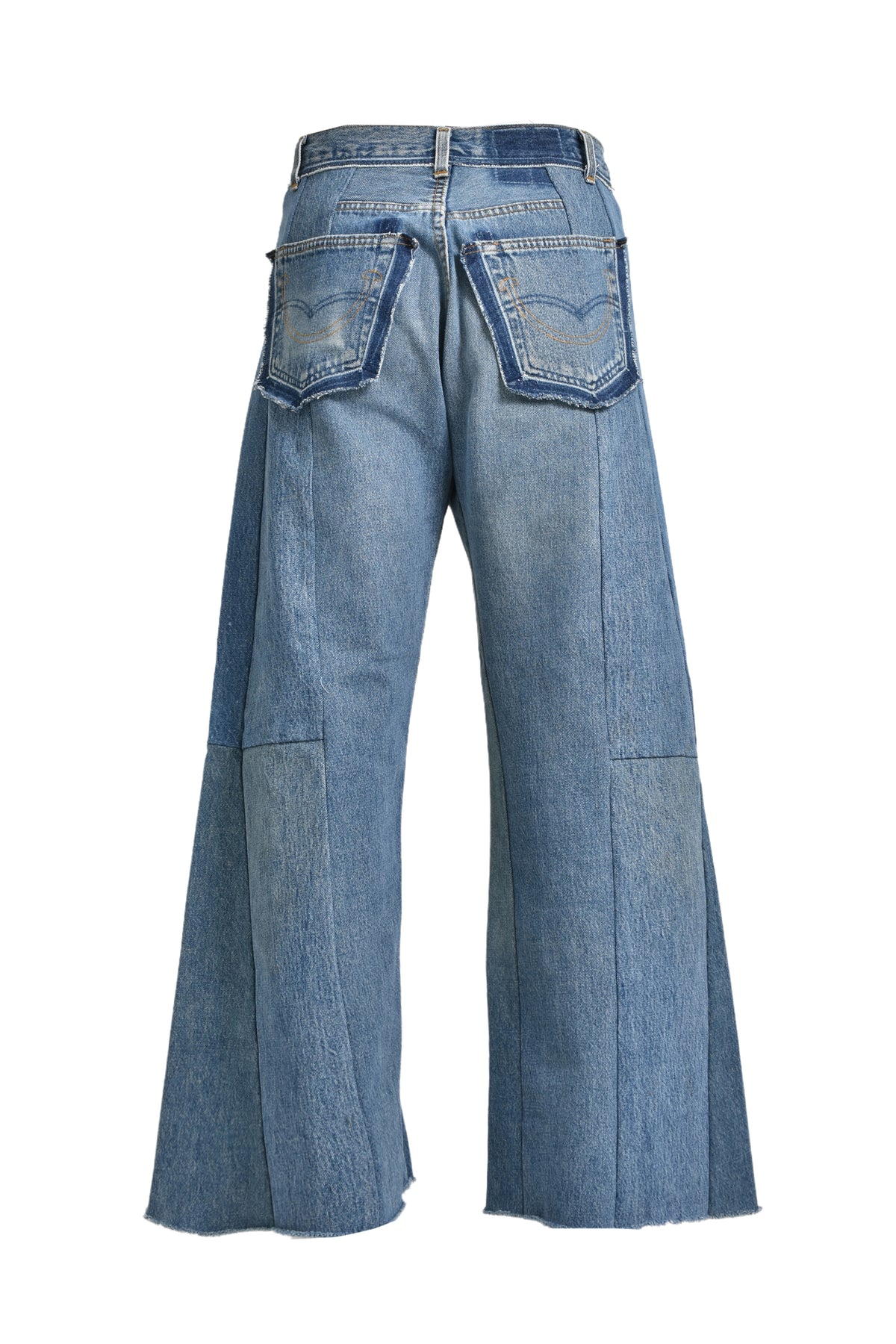 WIDE FLARE DENIM / BLU