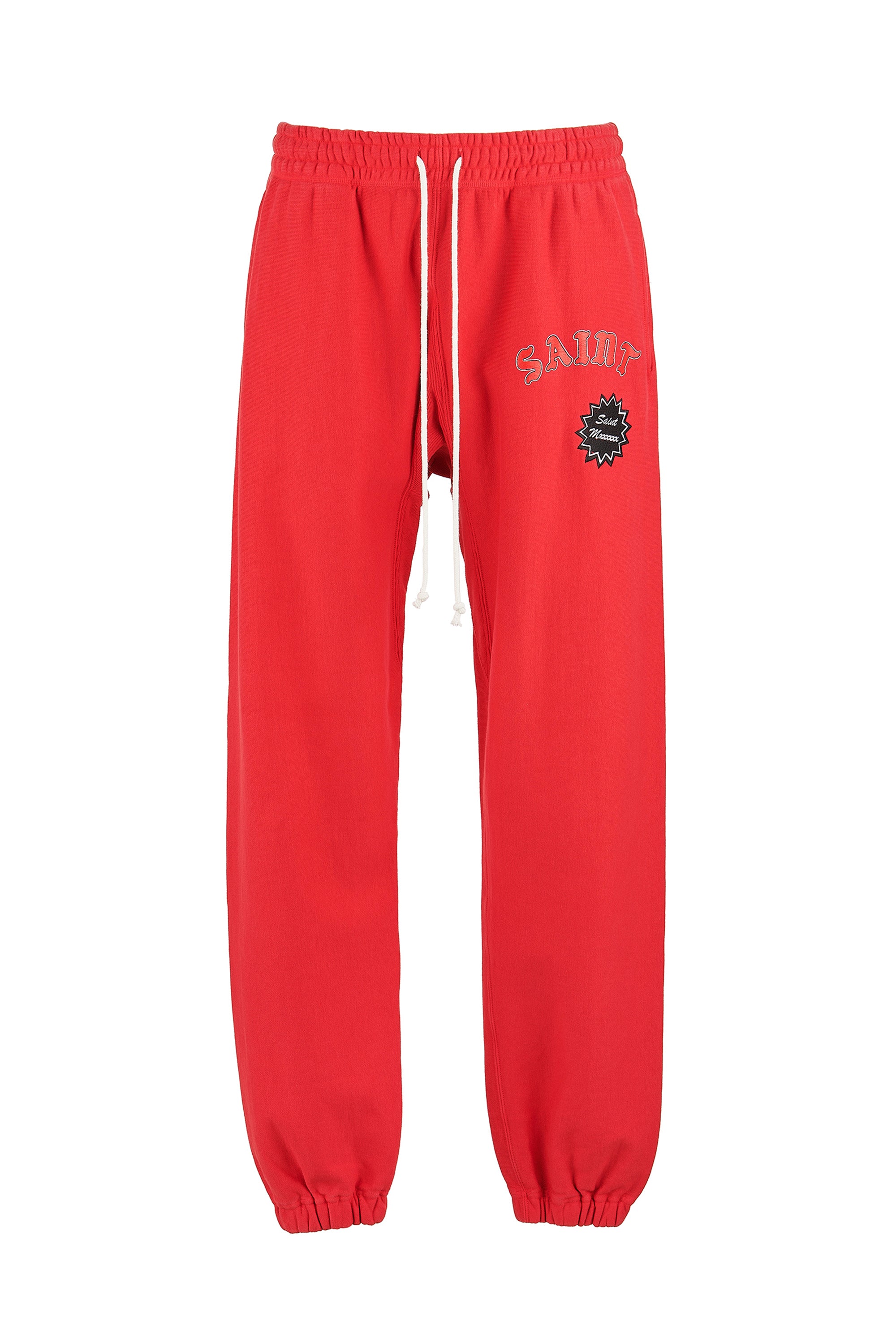 SAINT Mxxxxxx セントマイケル SS24 SWEAT PANT/ARCH SAINT / RED - NUBIAN