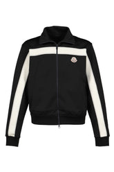 ZIP UP CARDIGAN / BLK