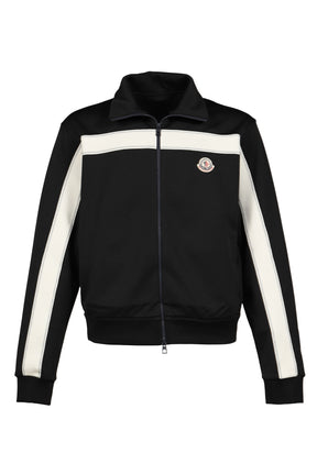 ZIP UP CARDIGAN / BLK