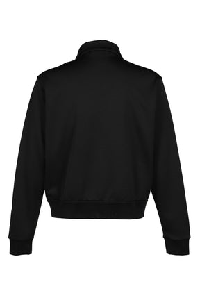 ZIP UP CARDIGAN / BLK