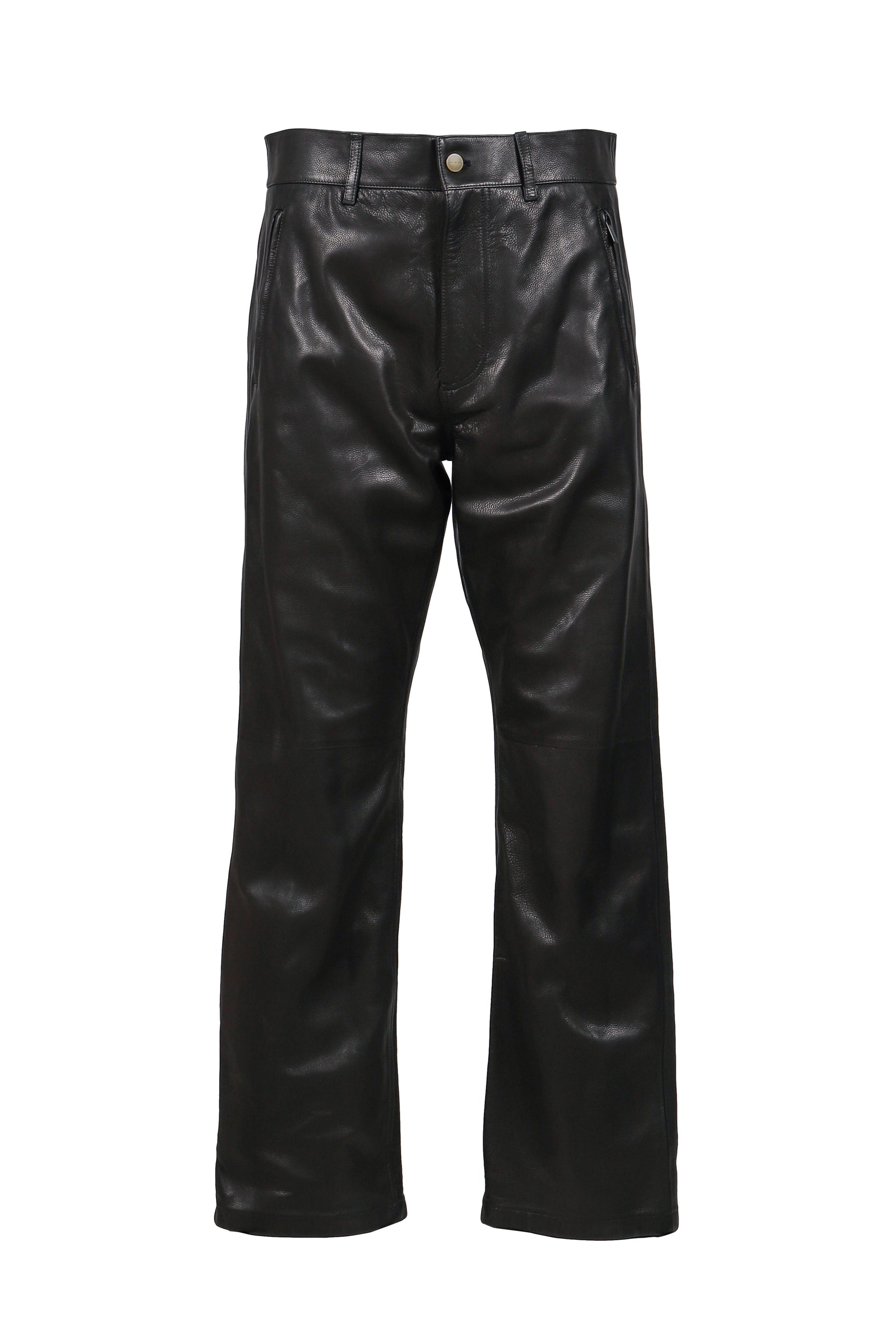 LEATHER PANTS / BLACK 
