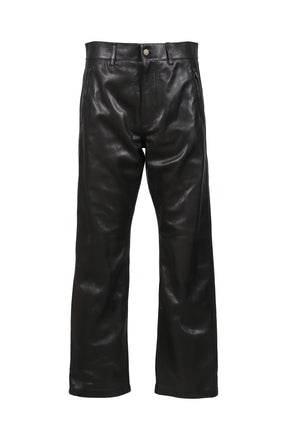 LEATHER PANTS / BLACK 