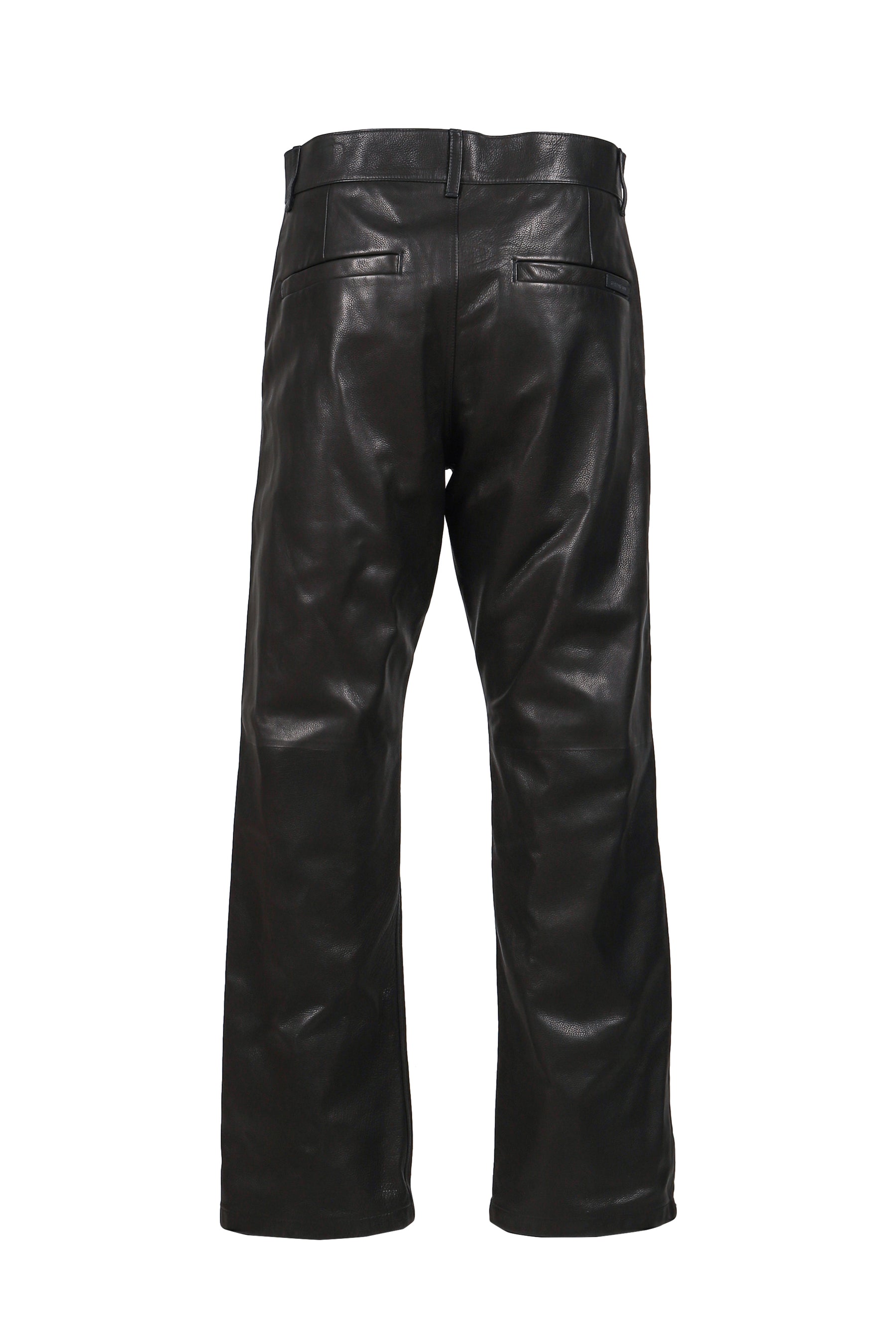 LEATHER PANTS / BLACK 