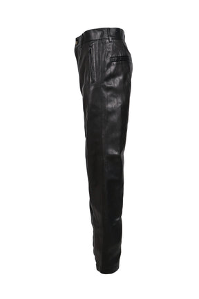 LEATHER PANTS / BLACK 