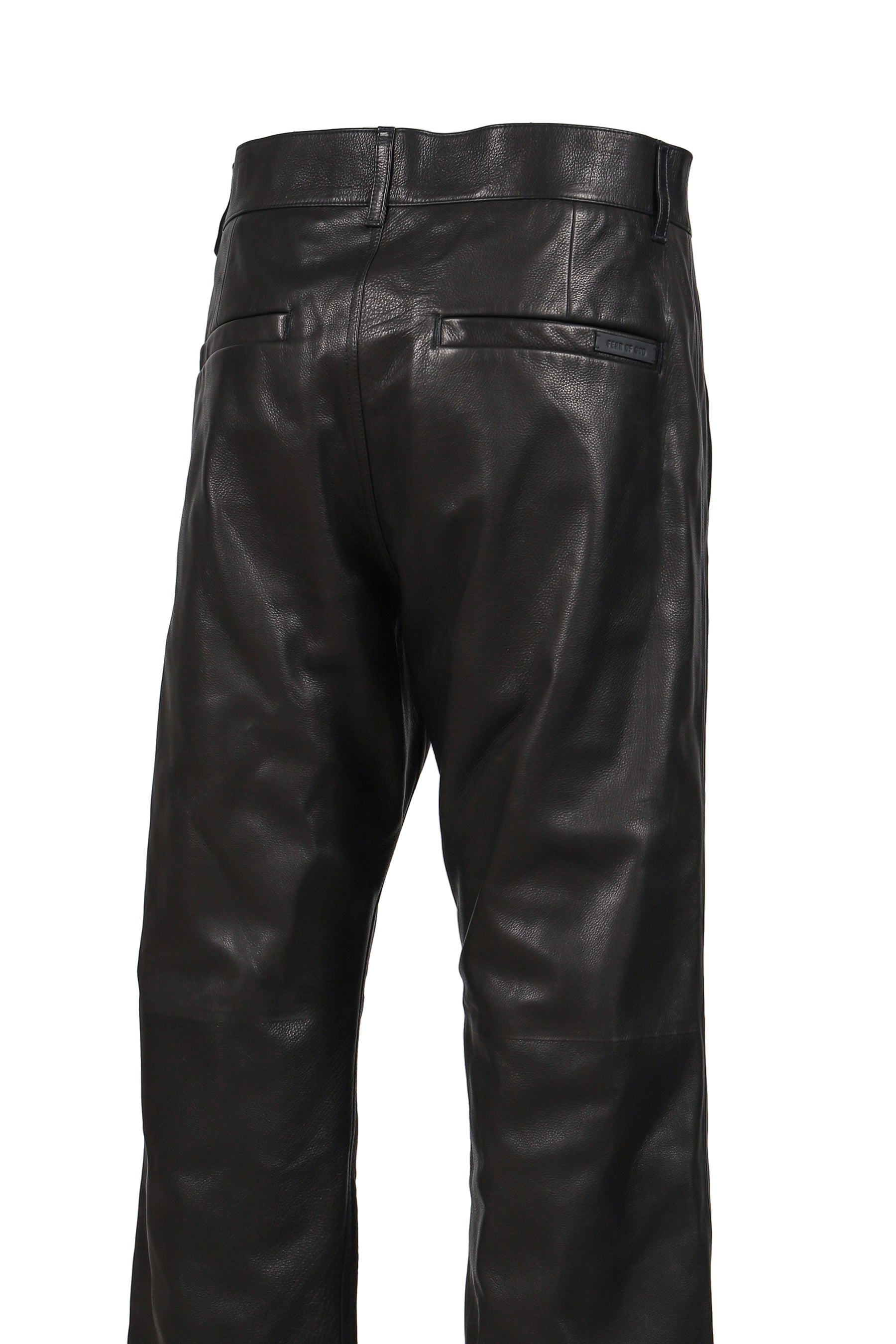 LEATHER PANTS / BLACK 
