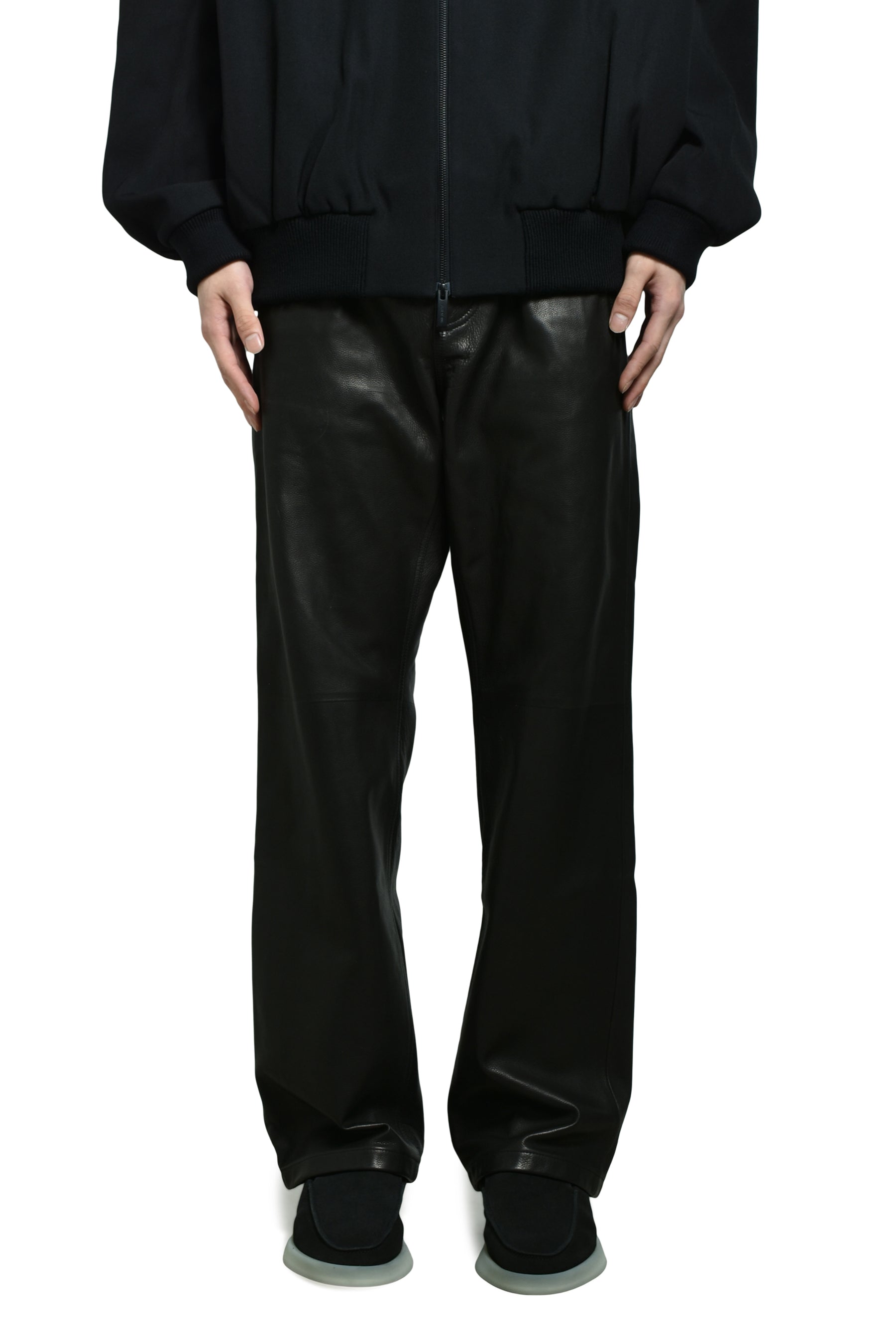 LEATHER PANTS / BLACK 