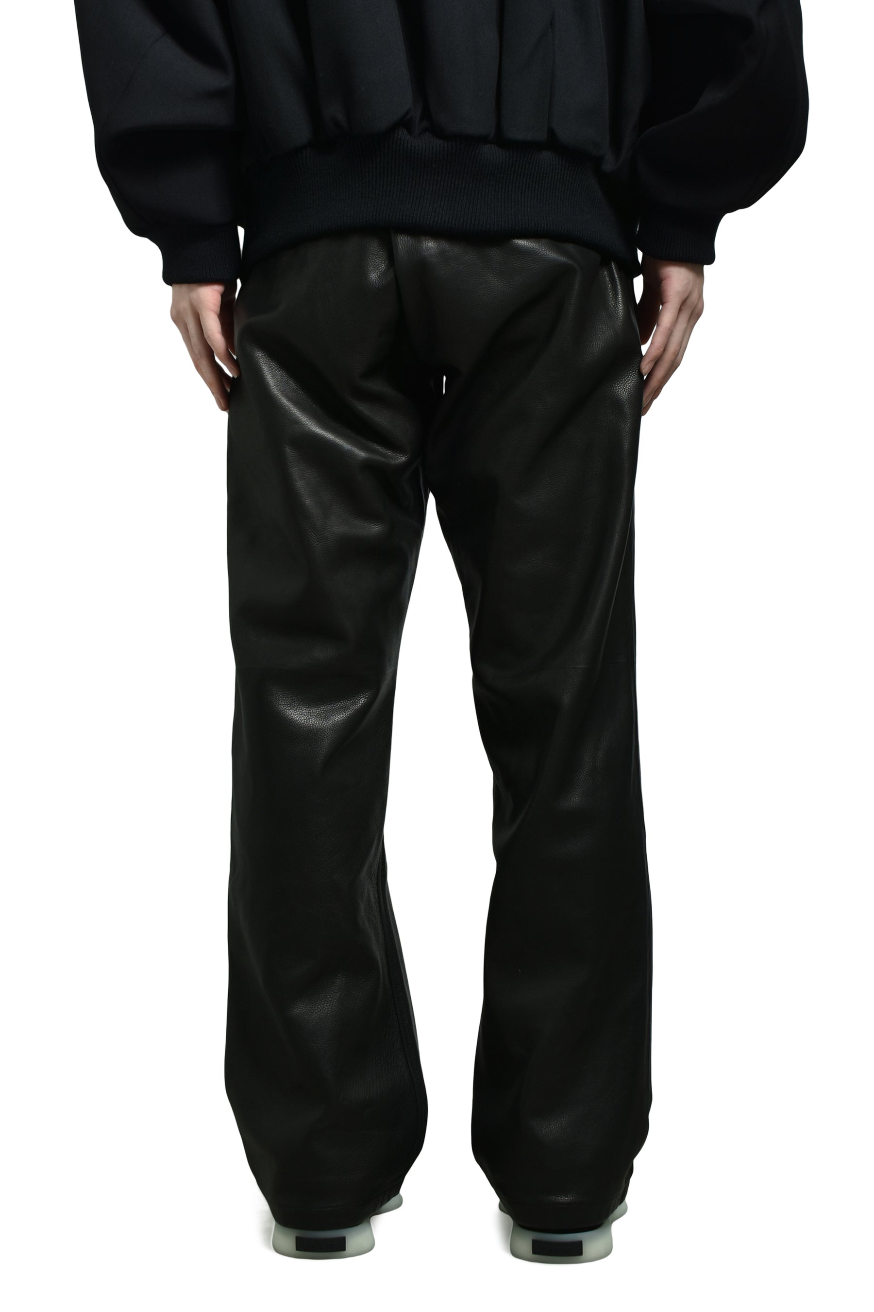 LEATHER PANTS / BLACK 