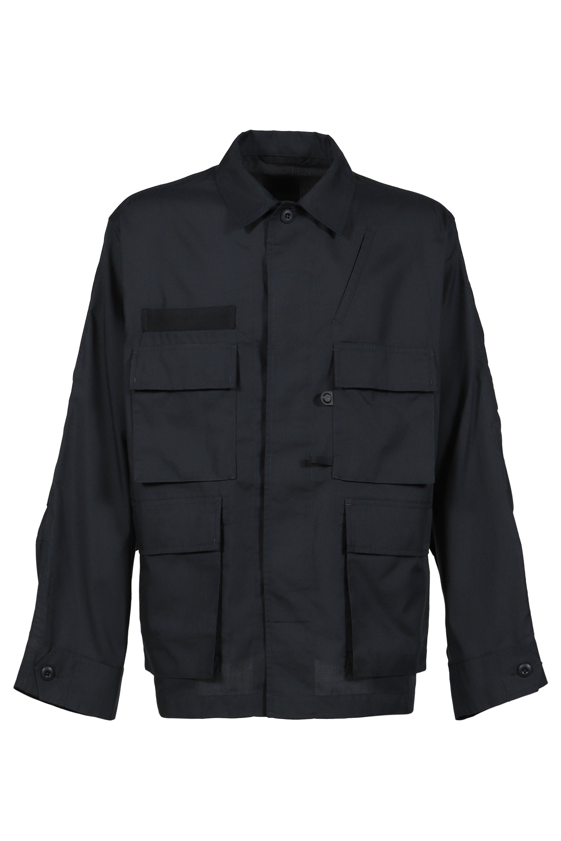 TECH MULTI FISHING POCKET MIL BDU SHIRT L/S / INK BLK