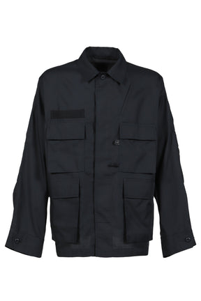 TECH MULTI FISHING POCKET MIL BDU SHIRT L/S / INK BLK