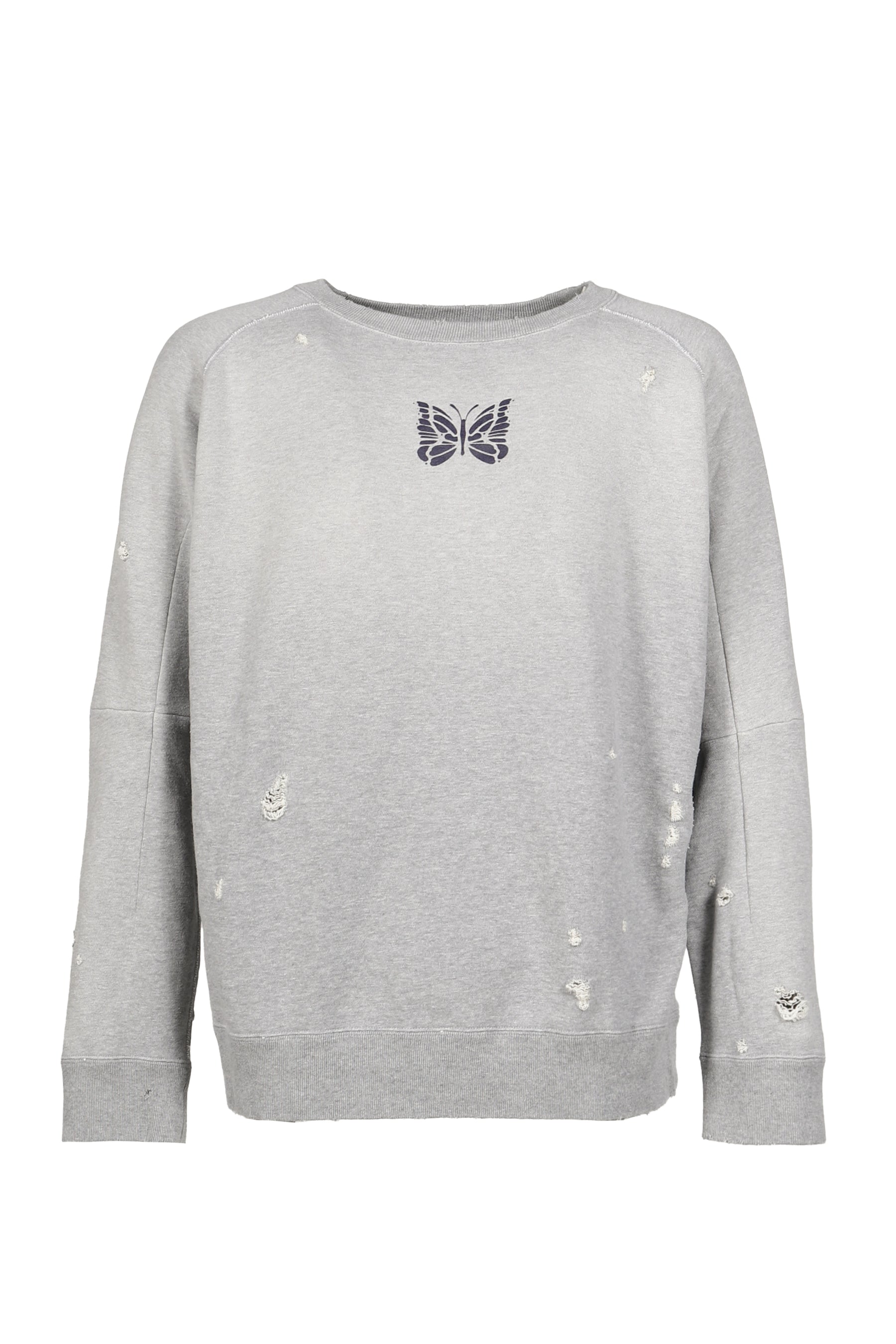 DECONSTRUCTED SWEAT SHIRT / H.GRY