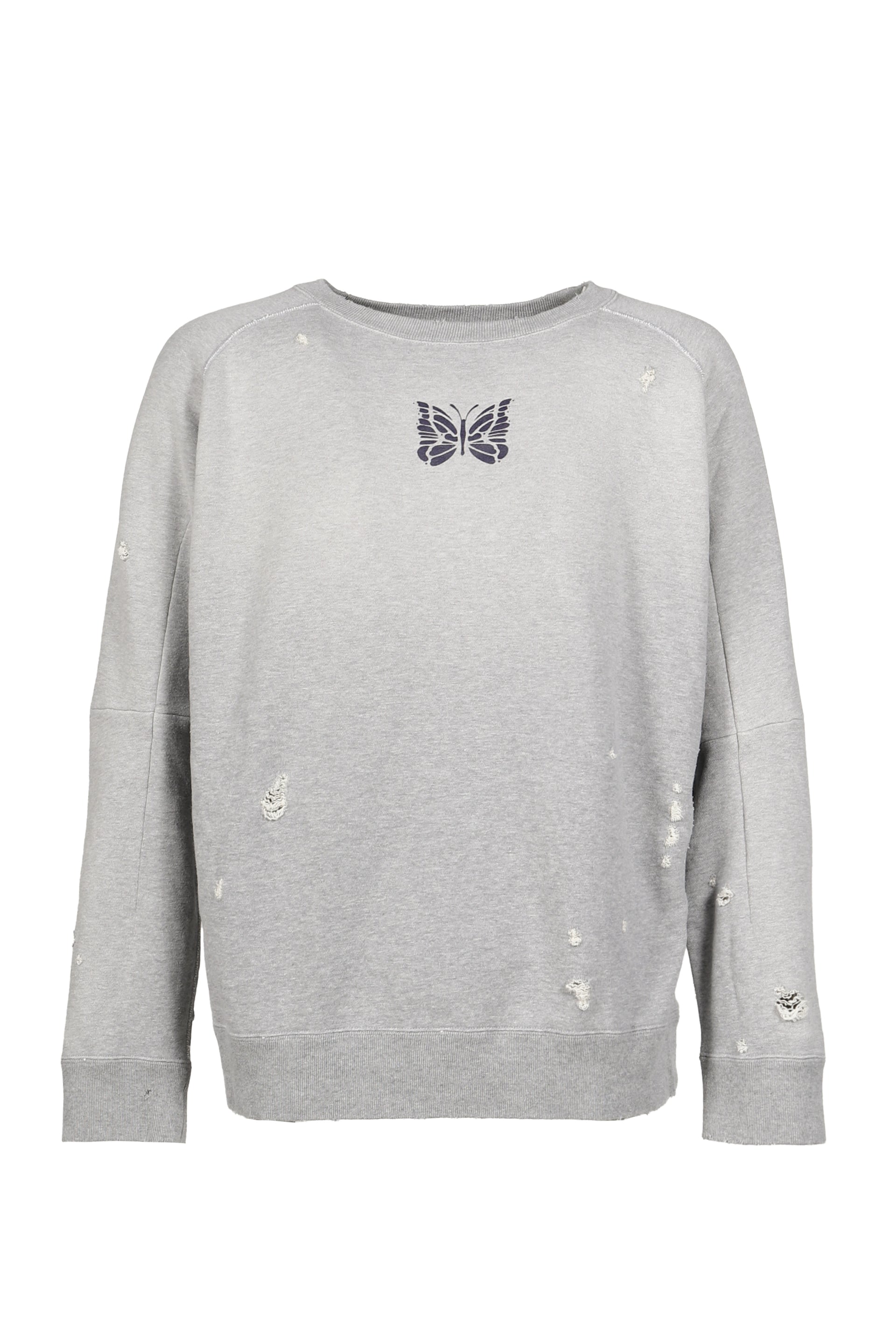 DECONSTRUCTED SWEAT SHIRT / H.GRY