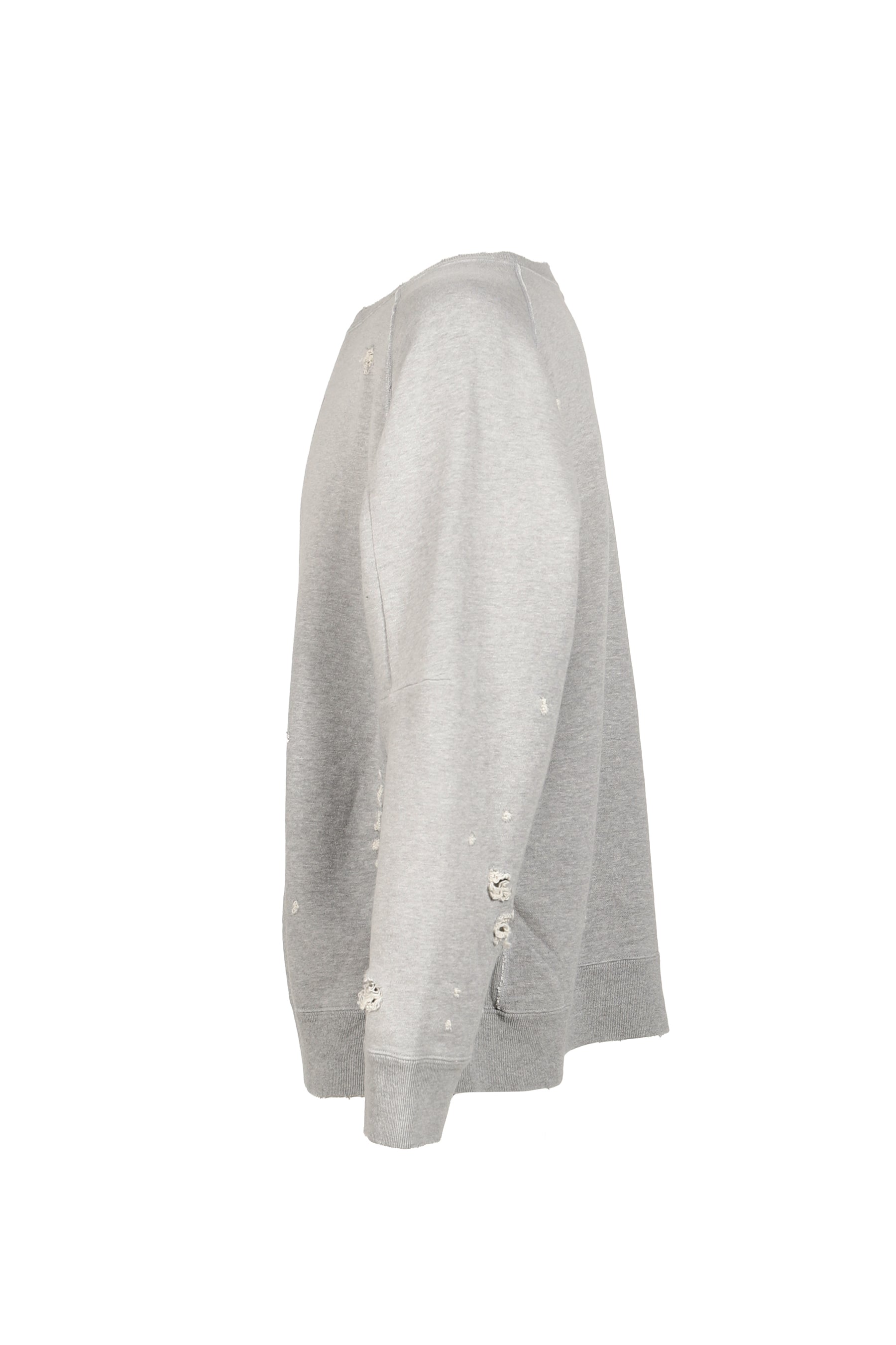 DECONSTRUCTED SWEAT SHIRT / H.GRY