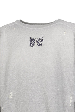 DECONSTRUCTED SWEAT SHIRT / H.GRY