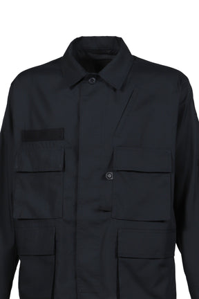 TECH MULTI FISHING POCKET MIL BDU SHIRT L/S / INK BLK