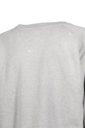 DECONSTRUCTED SWEAT SHIRT / H.GRY