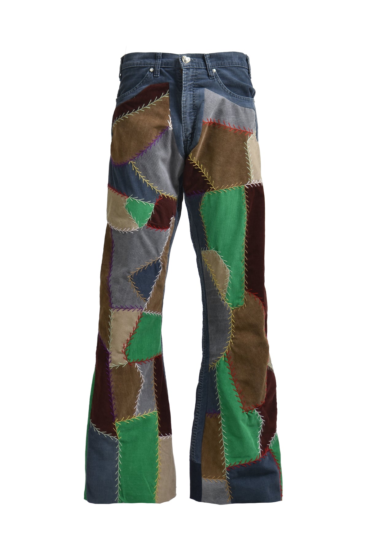 PATCHWORK CORDUROY PANTS / ASSORT