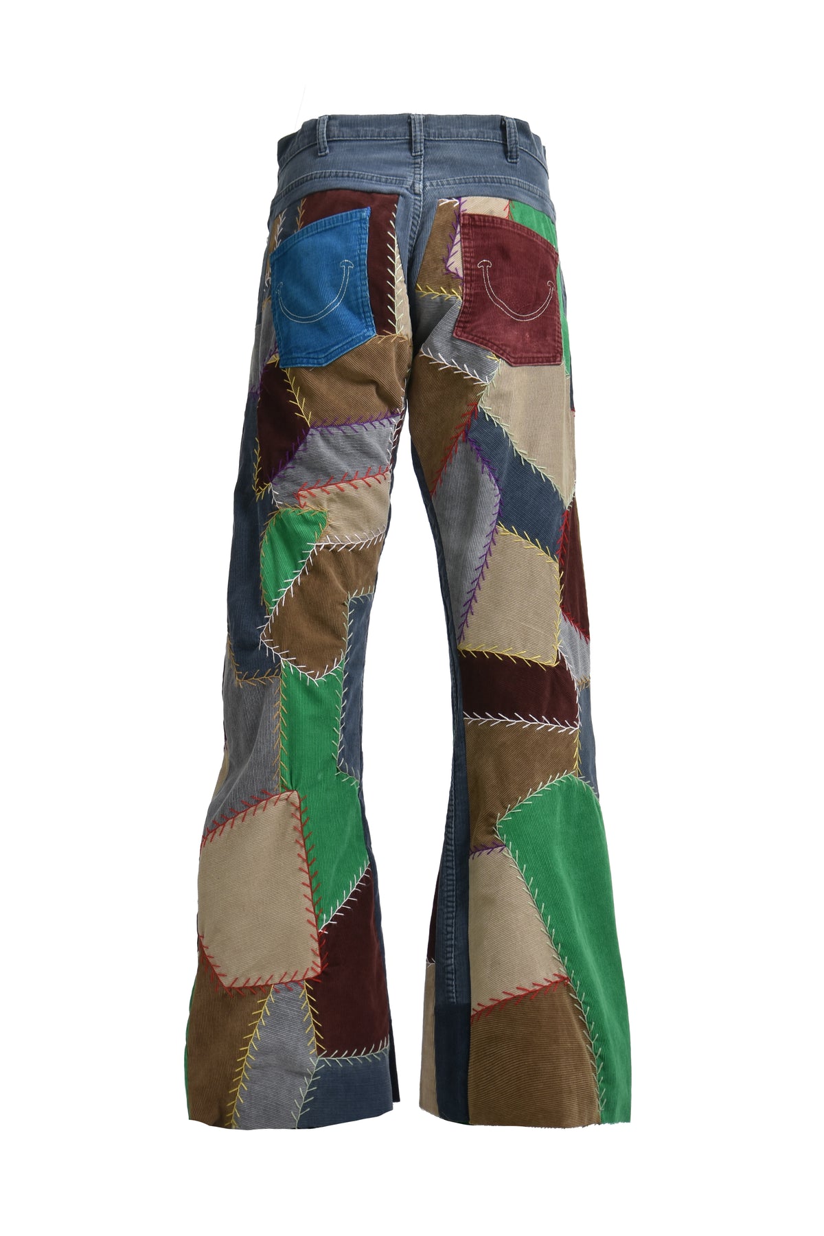 PATCHWORK CORDUROY PANTS / ASSORT