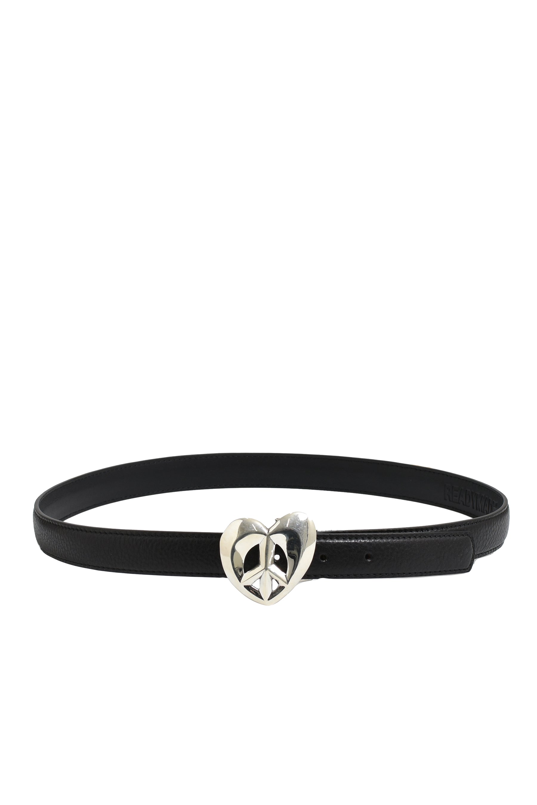 LEATHER BELT BLK