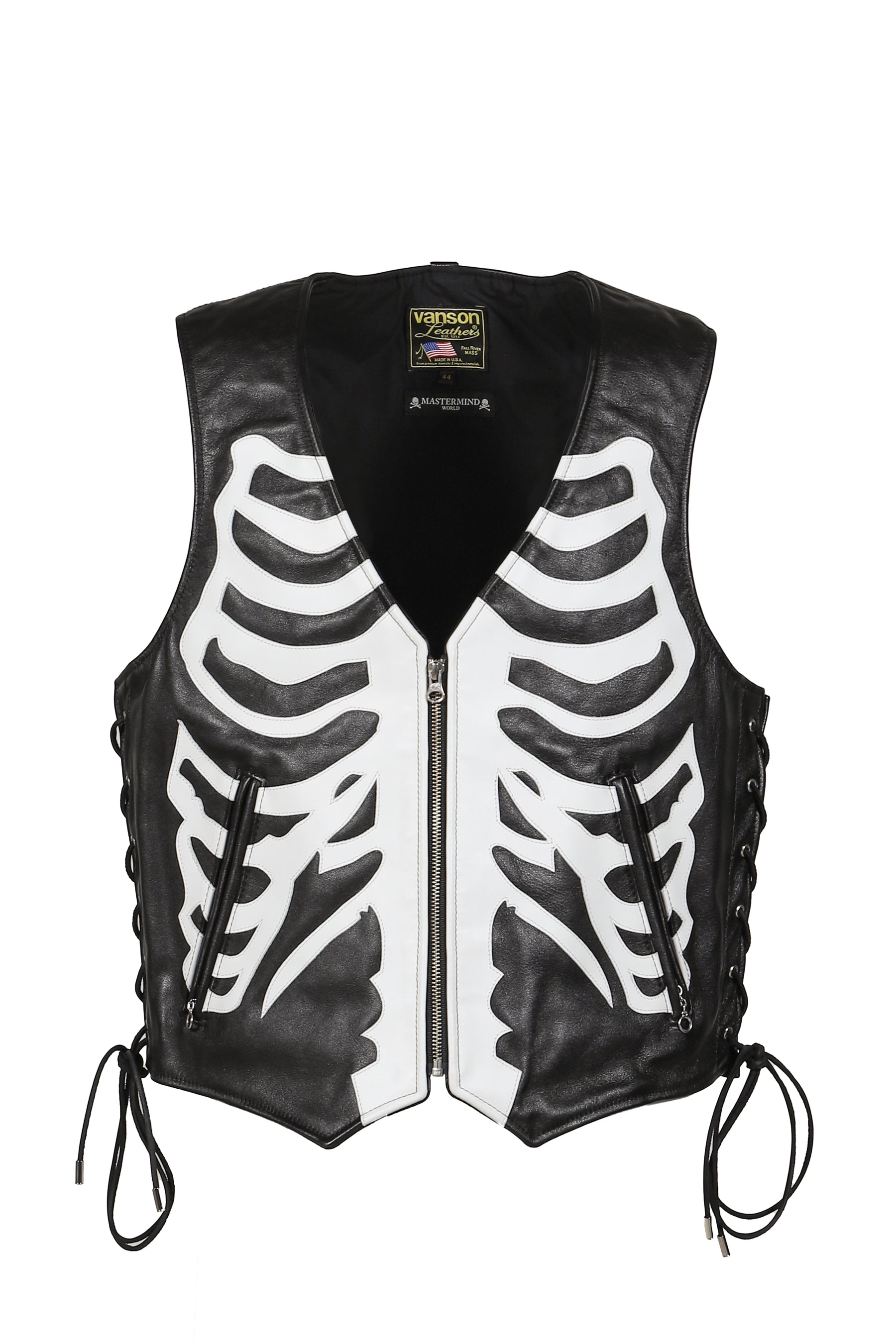 BONES VEST / BLK