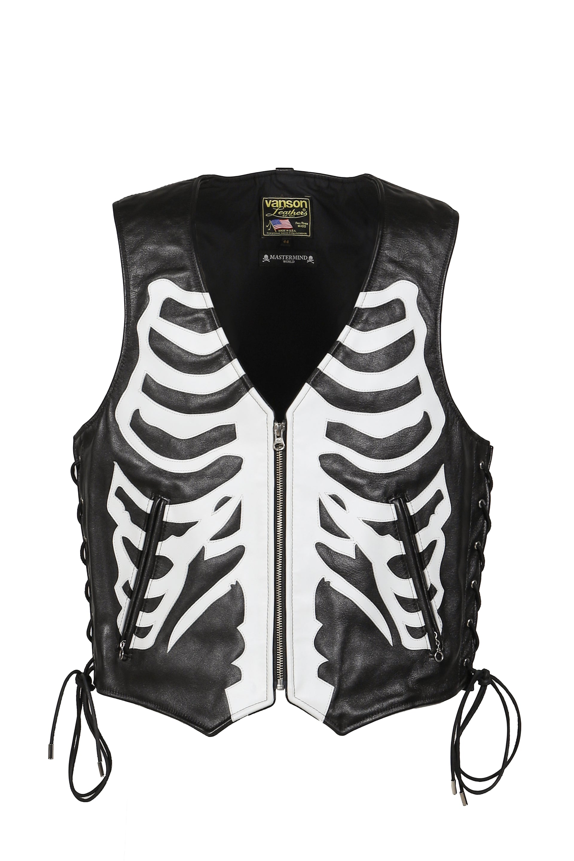 BONES VEST / BLK