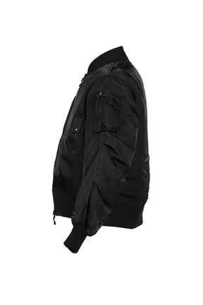 TECH REVERSIBLE MA-1 DOWN JACKET / BLK&INK BLK