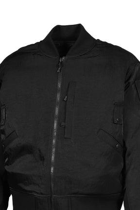 TECH REVERSIBLE MA-1 DOWN JACKET / BLK&INK BLK