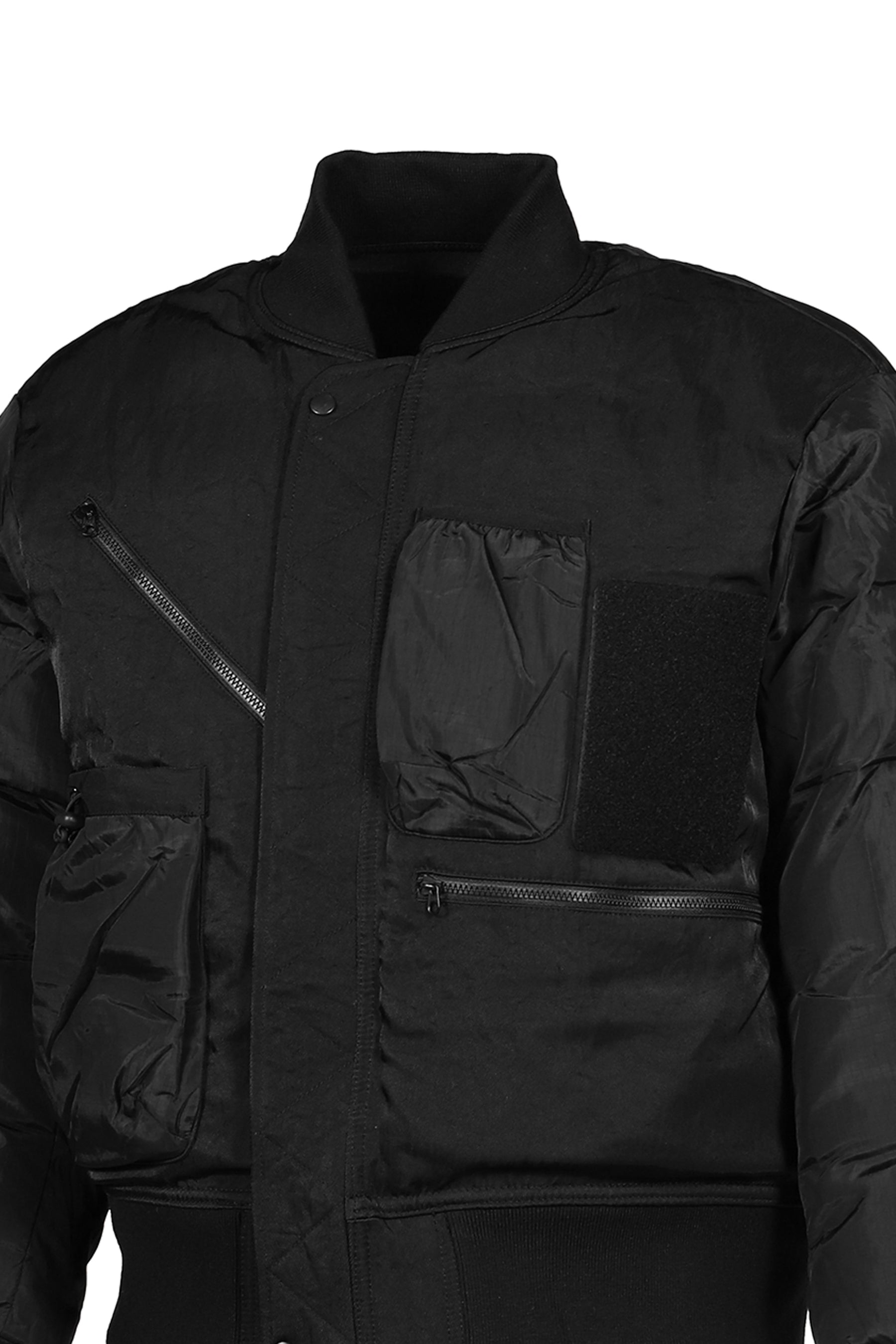 TECH REVERSIBLE MA-1 DOWN JACKET / BLK&INK BLK