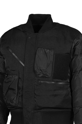 TECH REVERSIBLE MA-1 DOWN JACKET / BLK&INK BLK