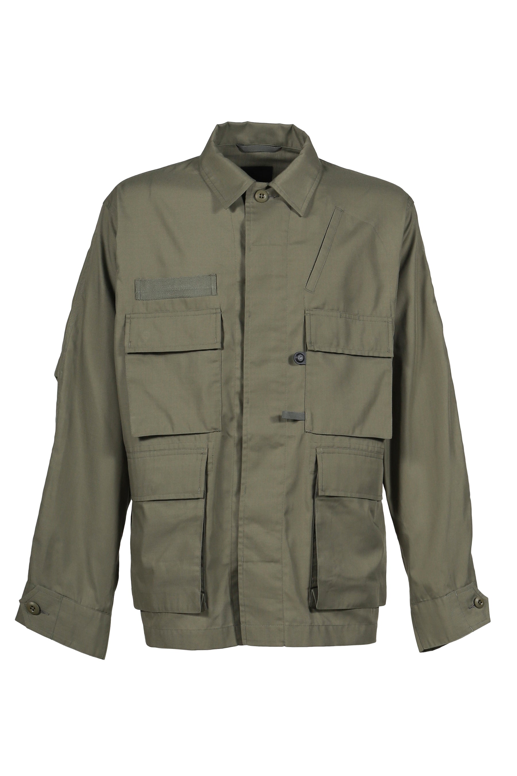 TECH MULTI FISHING POCKET MIL BDU SHIRT L/S / SAGE GRY