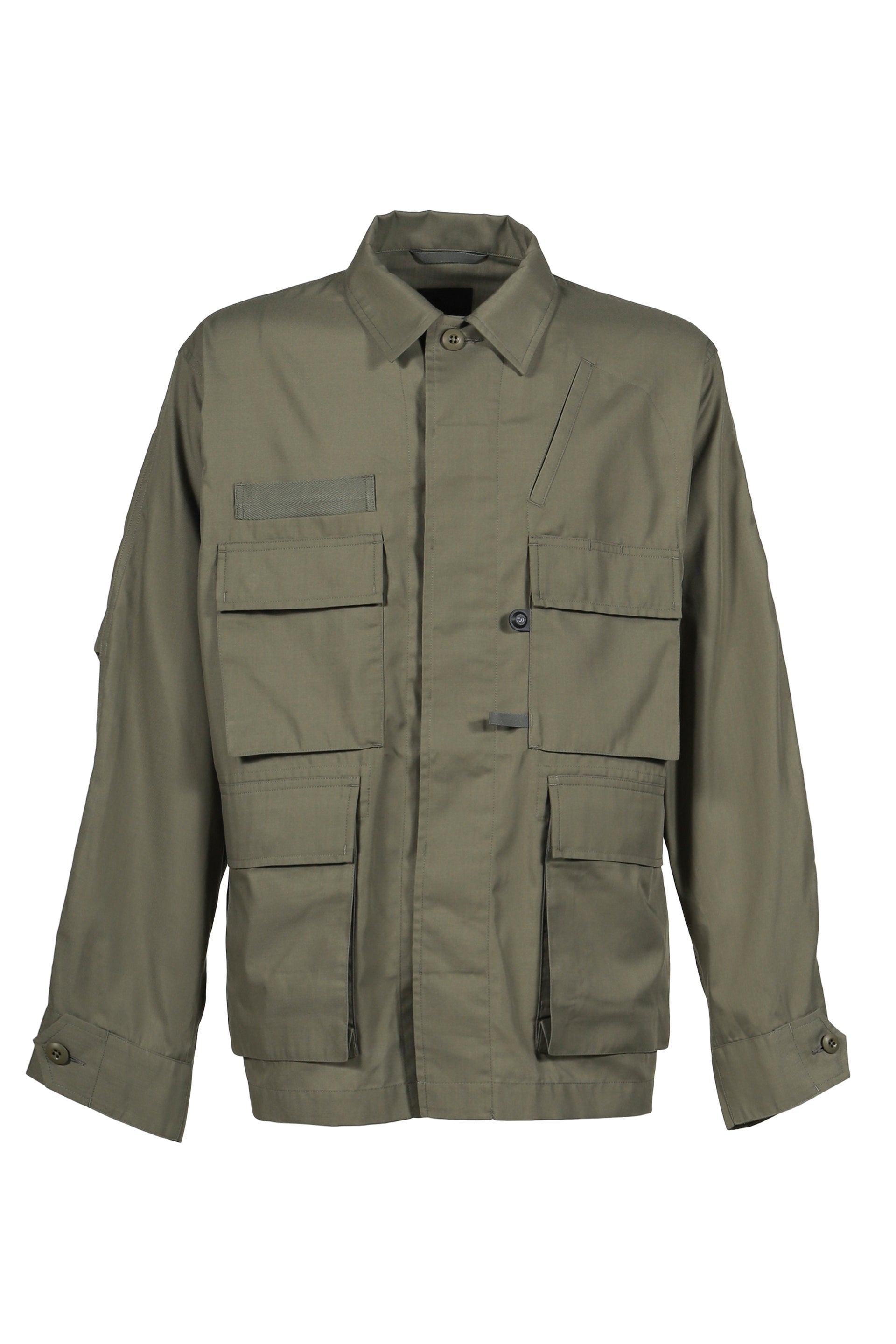 TECH MULTI FISHING POCKET MIL BDU SHIRT L/S / SAGE GRY