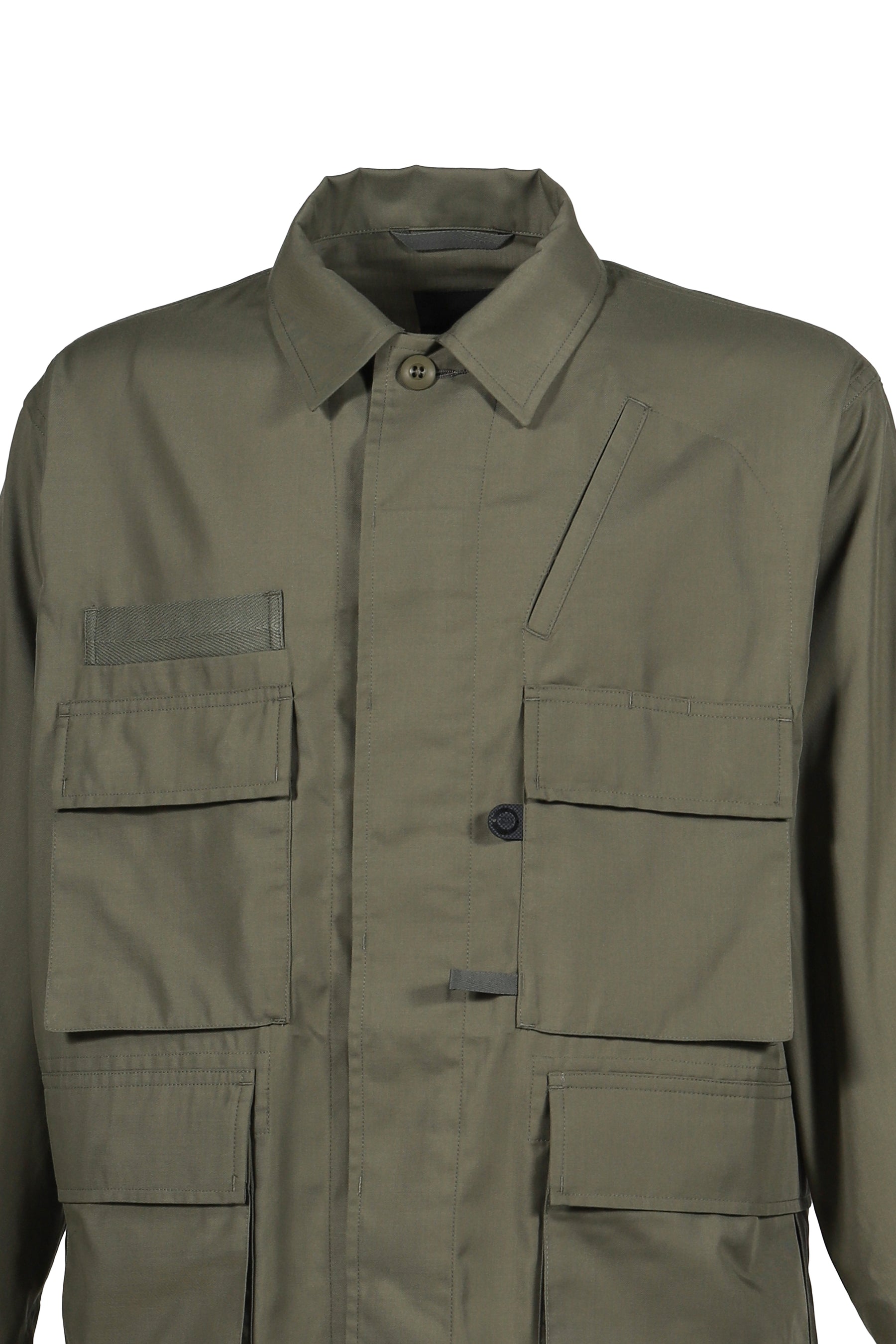 TECH MULTI FISHING POCKET MIL BDU SHIRT L/S / SAGE GRY