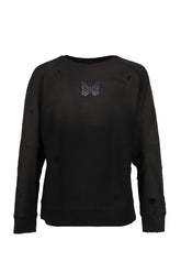 DECONSTRUCTED SWEAT SHIRT / BLK