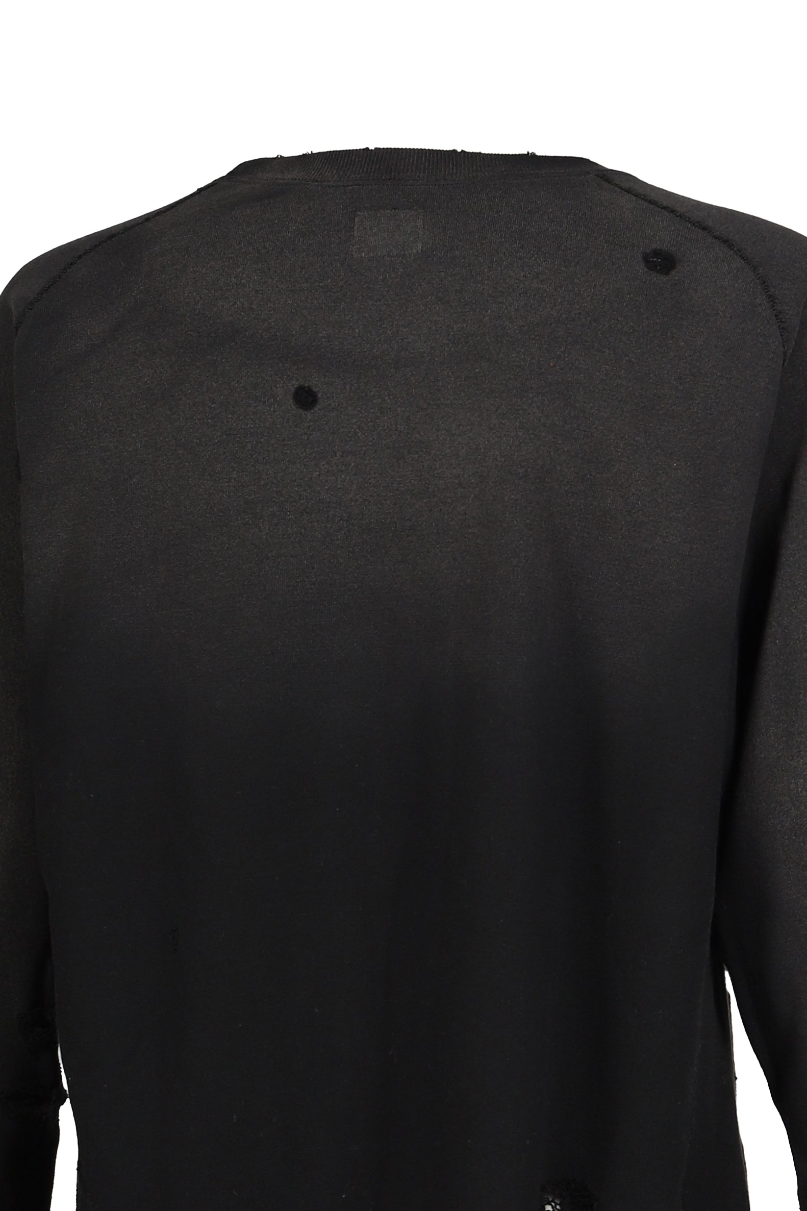 DECONSTRUCTED SWEAT SHIRT / BLK