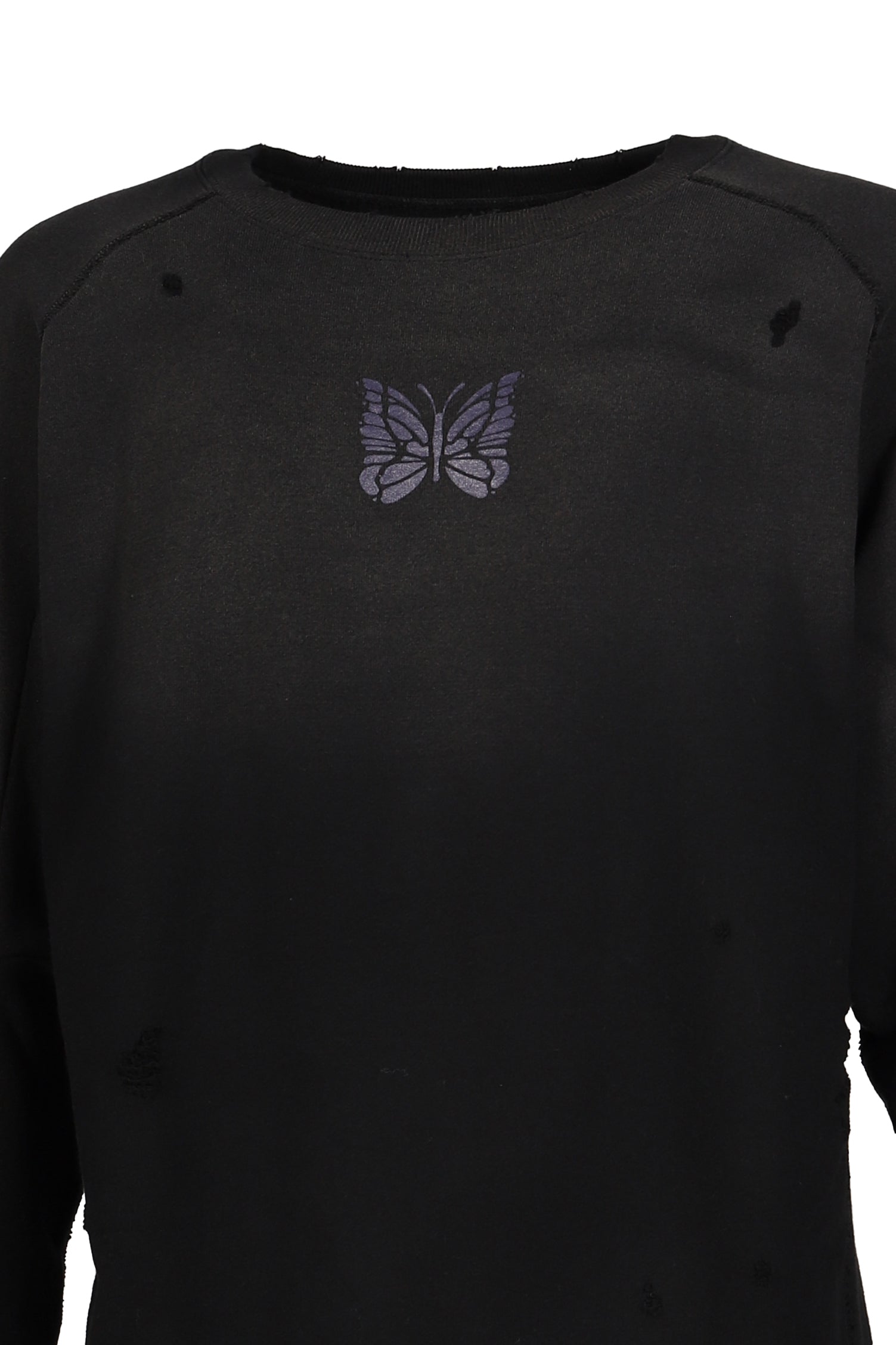 DECONSTRUCTED SWEAT SHIRT / BLK
