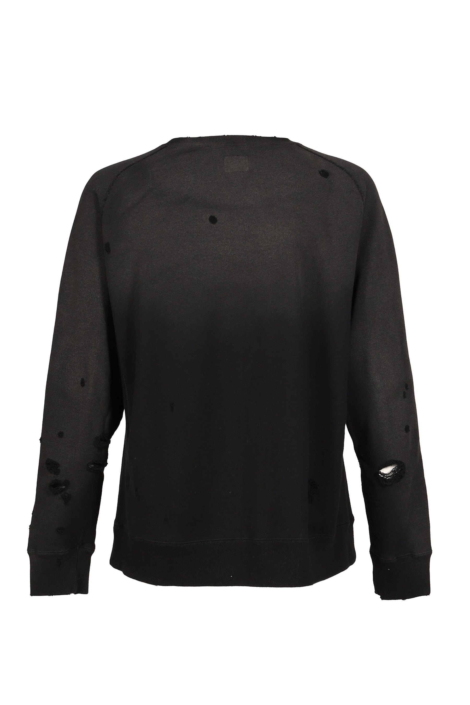 DECONSTRUCTED SWEAT SHIRT / BLK