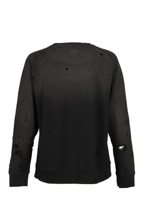 DECONSTRUCTED SWEAT SHIRT / BLK
