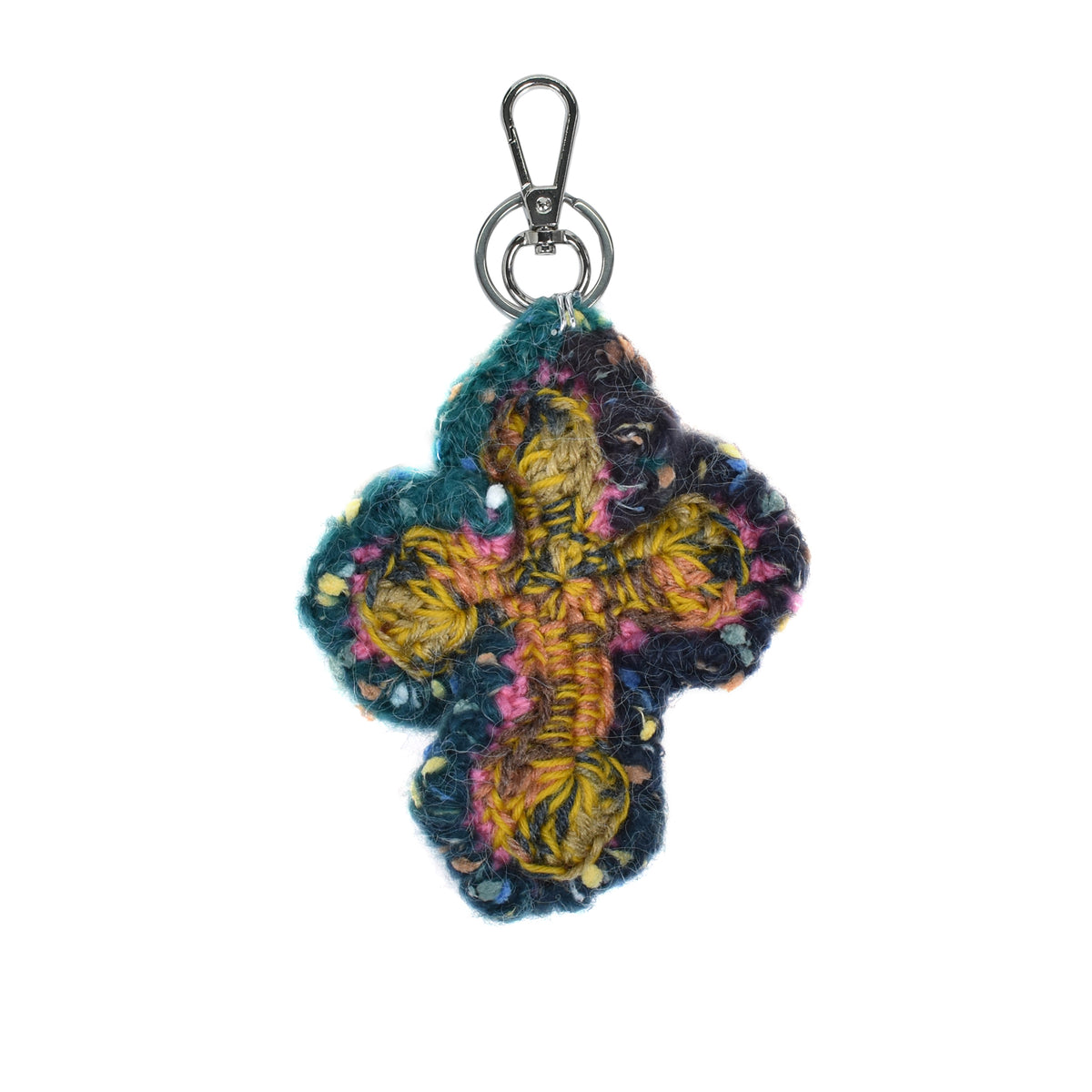 Y.A.R.N. ヤーン FW25 NUBIAN限定 3D CROSS KEYCHAIN / MULTI - NUBIAN