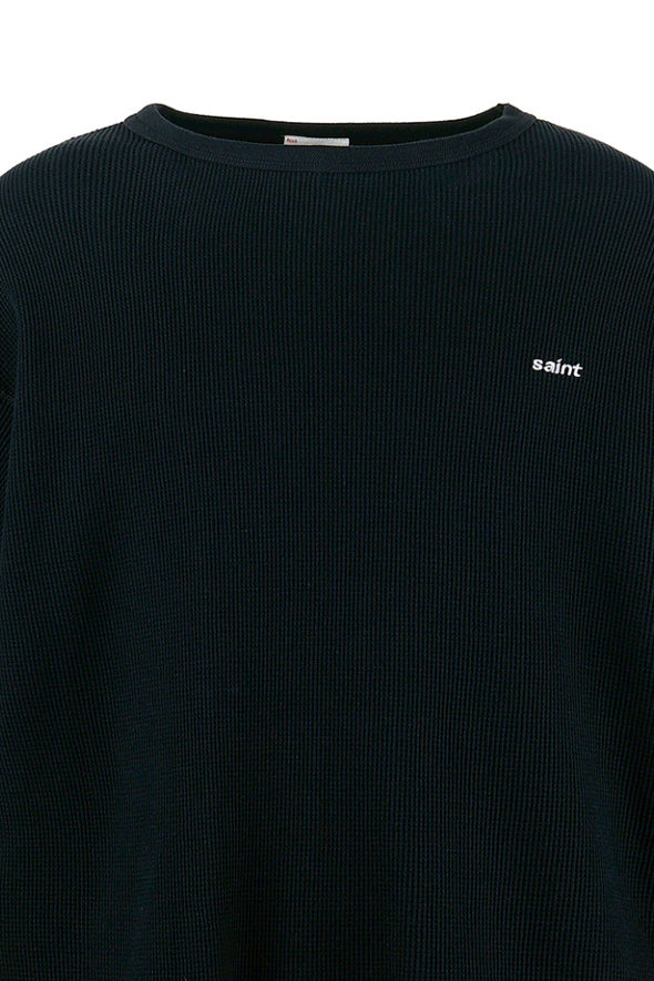 LS THARMAL TEE/THARMAL / BLK