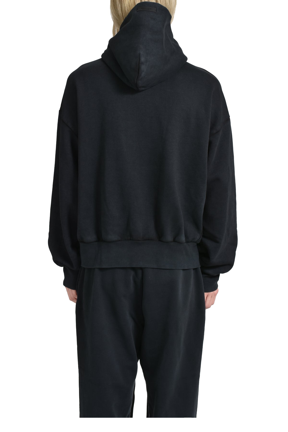 HEAVY FLEECE VINTAGE SHRUNKEN HOODIE / BLK