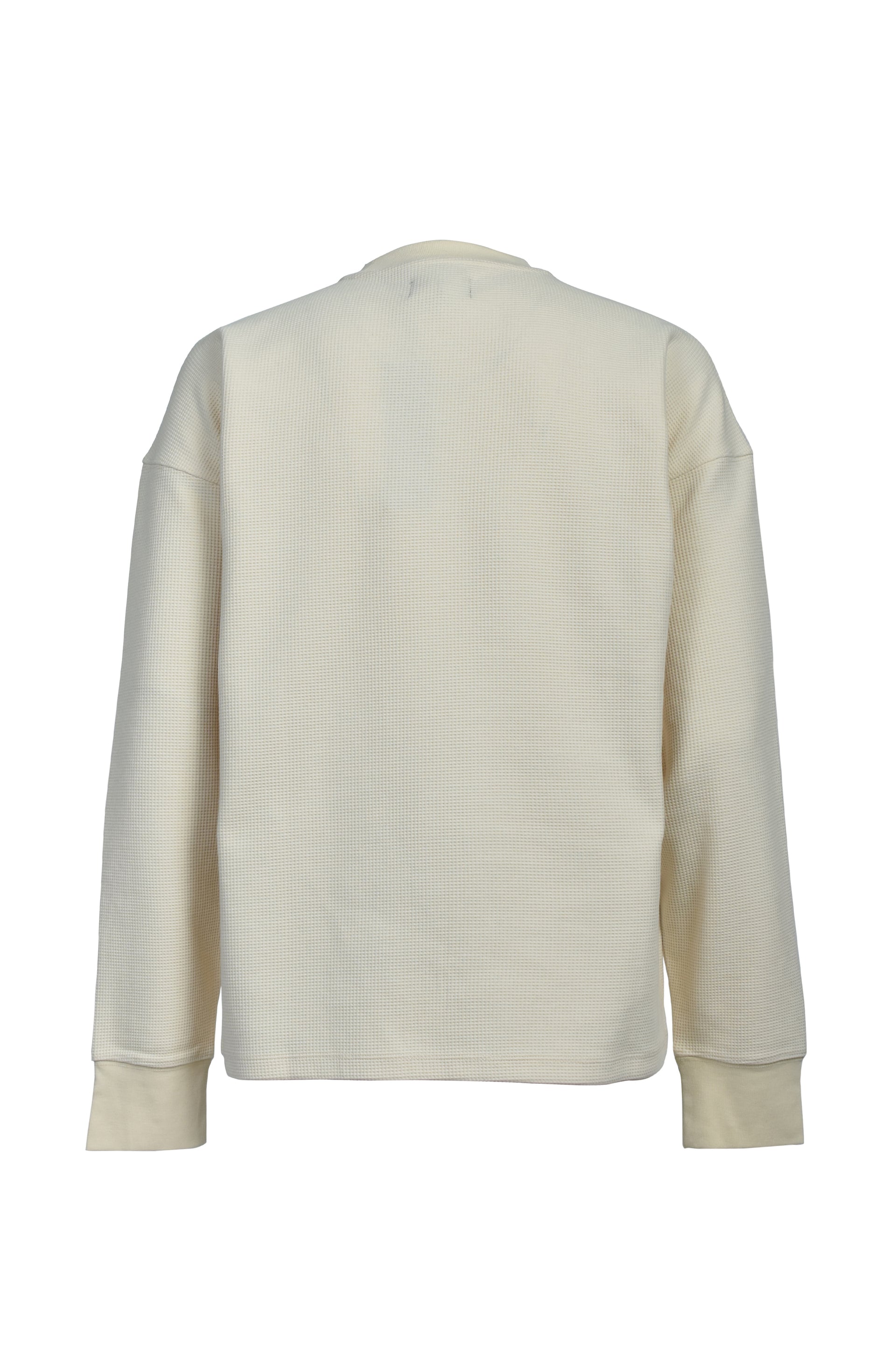 NEW RICH WAFFLE LS TEE TYPE-2 / CRE