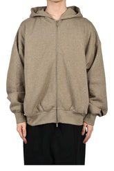 CLASSIC FIT FLEECE ZIP-UP HOODIE / HOMESTEAD HEATHER