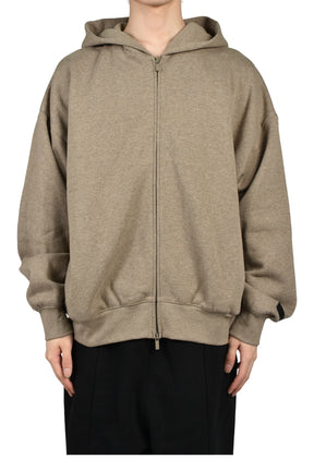 CLASSIC FIT FLEECE ZIP-UP HOODIE / HOMESTEAD HEATHER