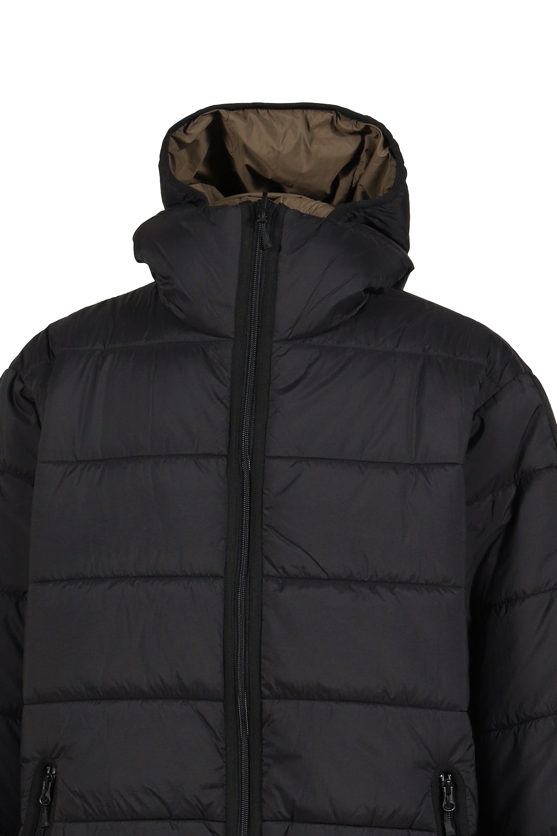 TECH REVERSIBLE CLIMBERS PUFF JACKET / BLK